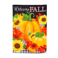 Welcome Fall House Textured Suede Flag