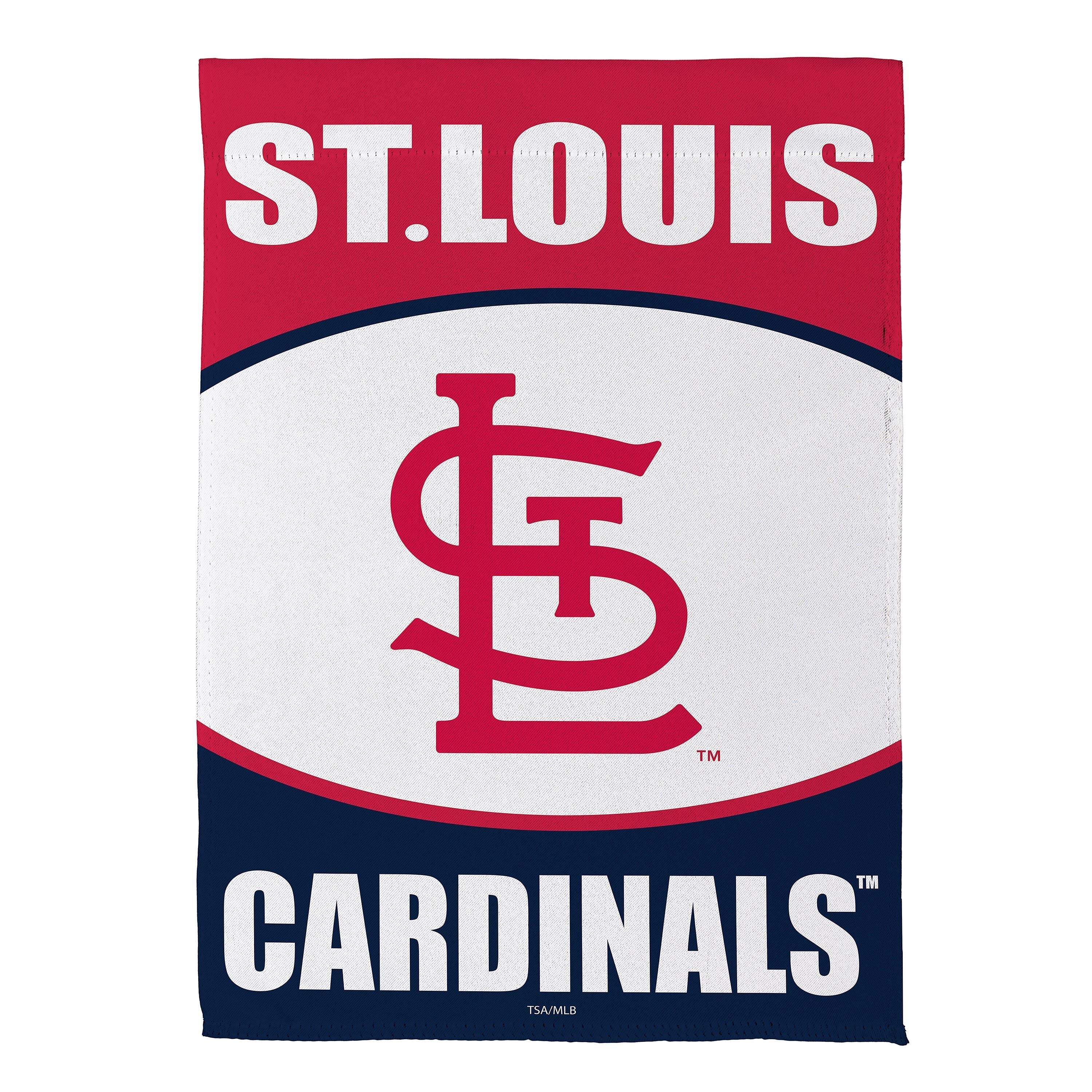 St Louis Cardinals Suede Garden Flag