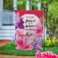 Spring Blossom Suede Garden Flag