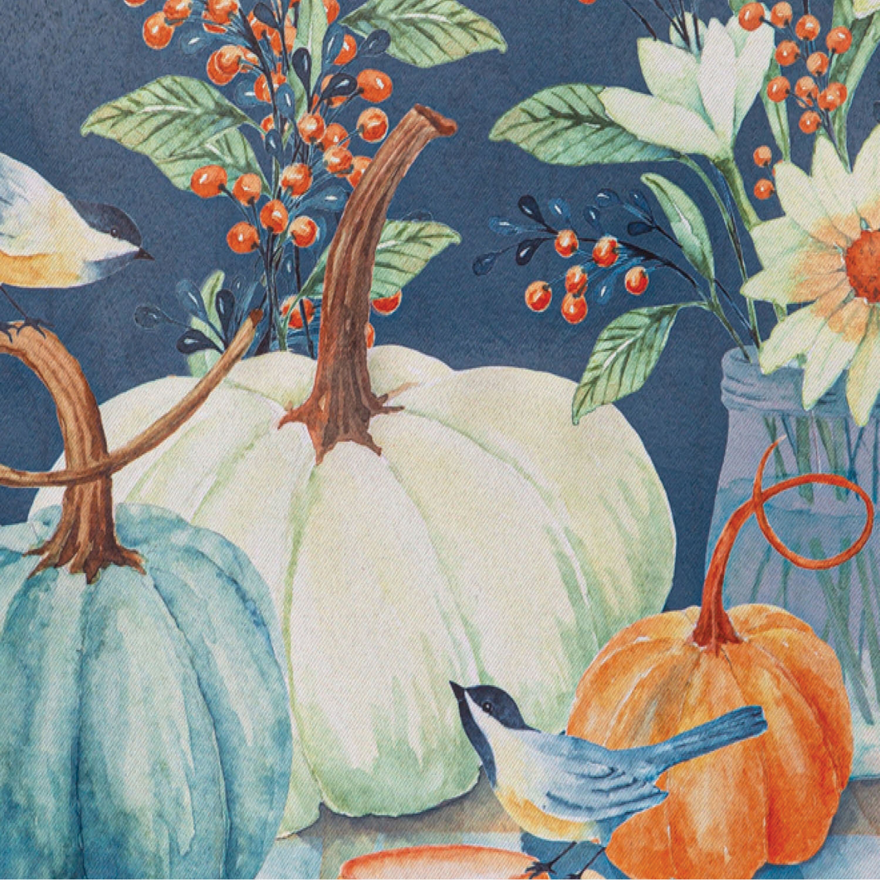 Thankful Harvest Suede Garden Flag