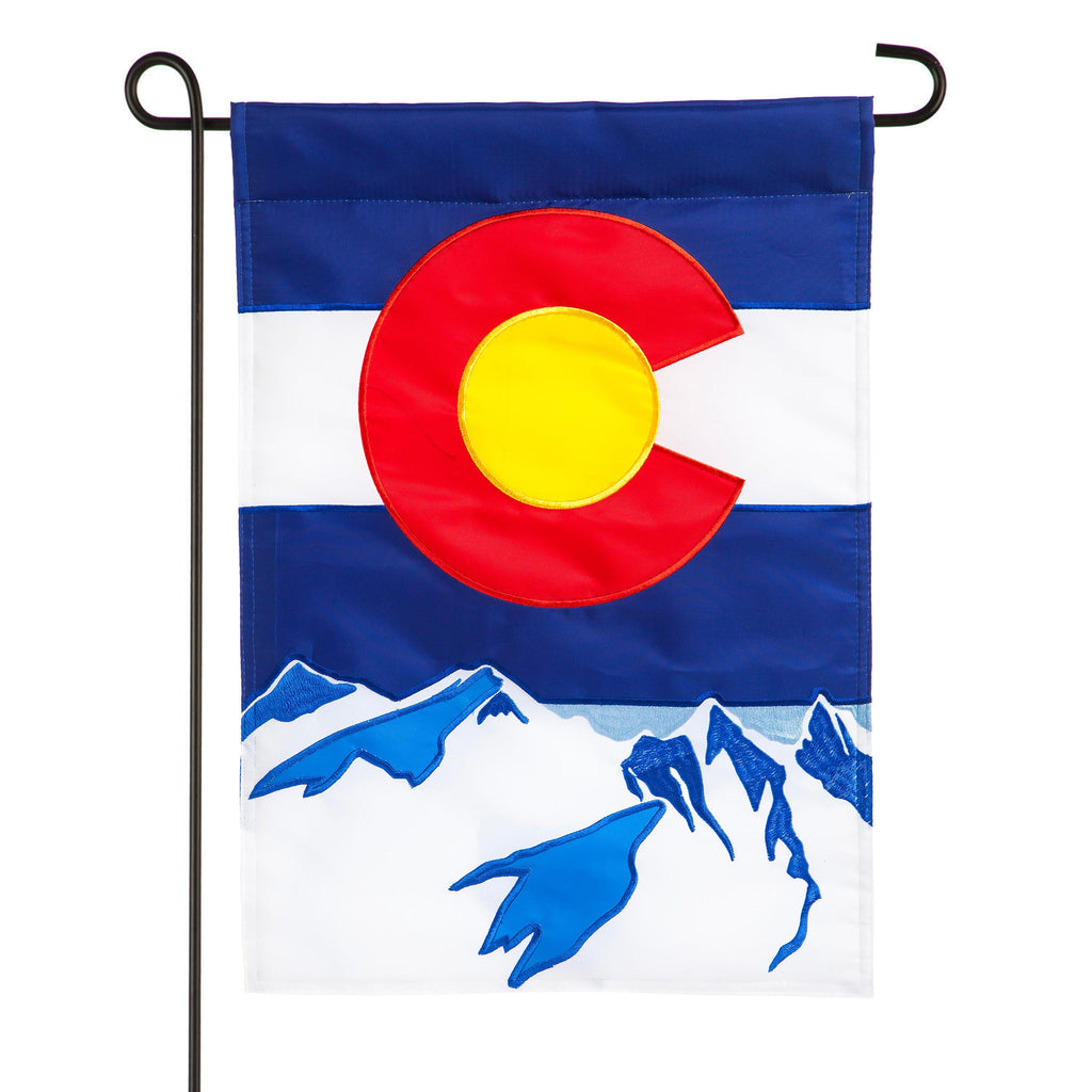 Colorado State Garden Applique Flag