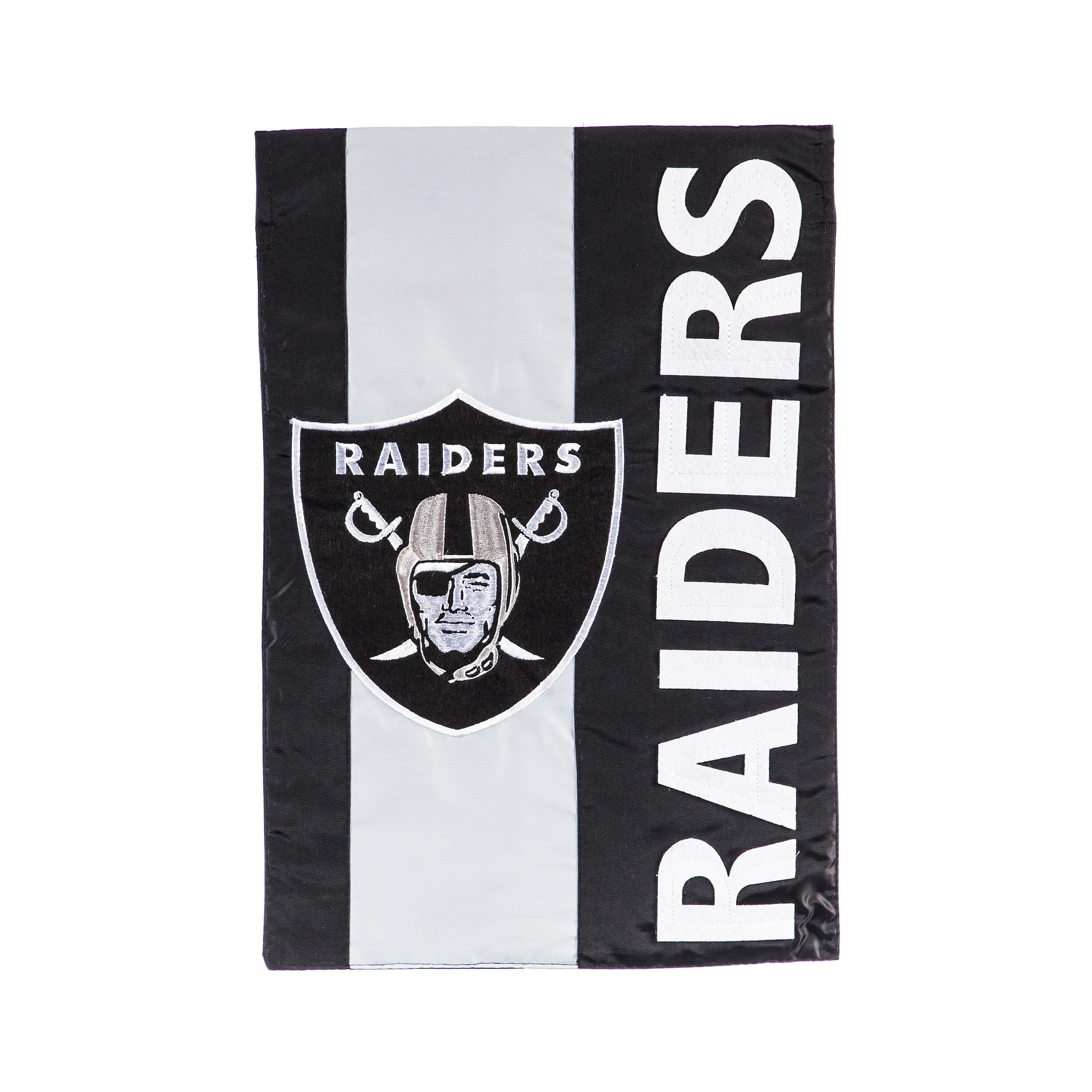 Oakland Raiders Embellished Garden Flag