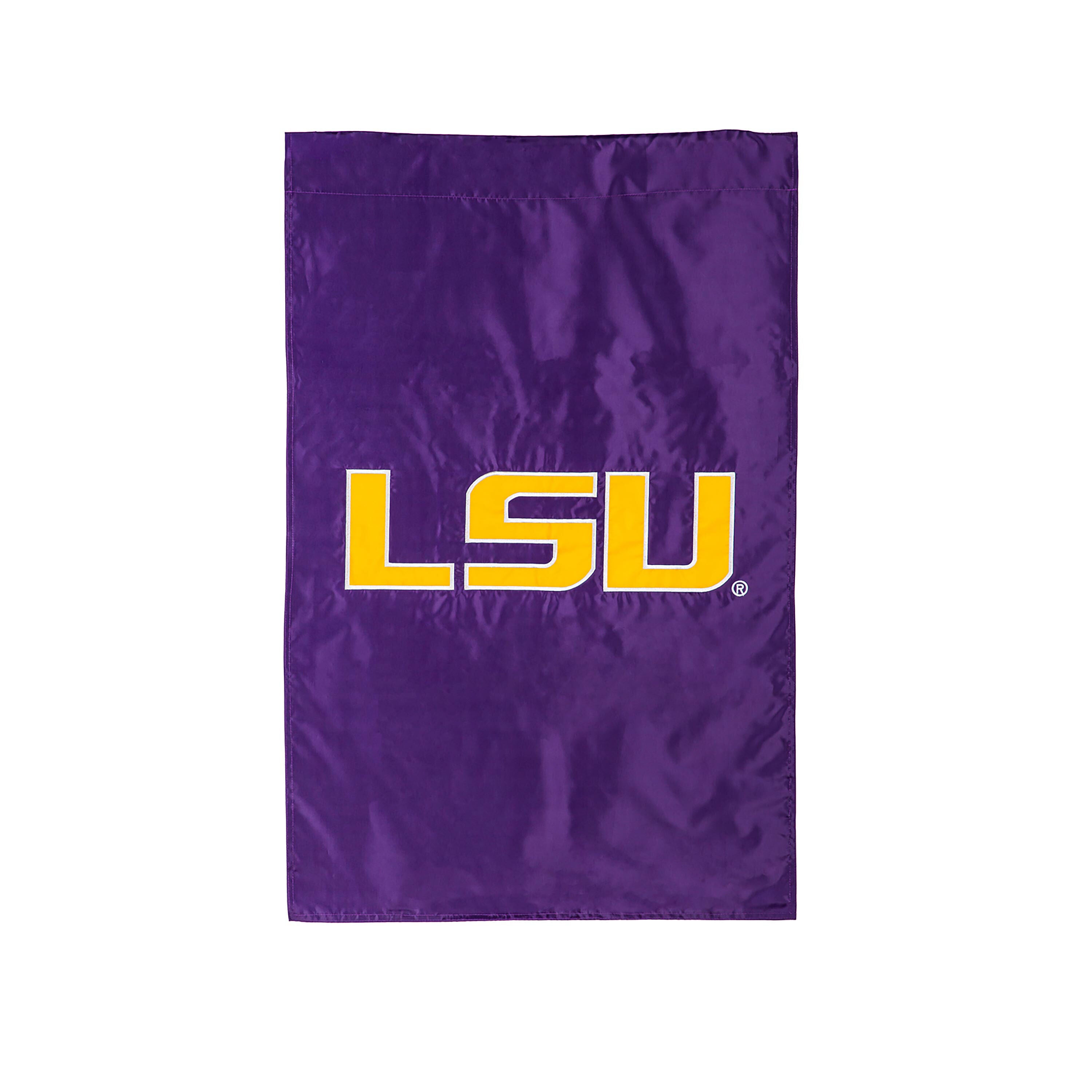 Louisiana State University Applique House Flag