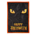 Halloween Eyes Applique Garden Flag