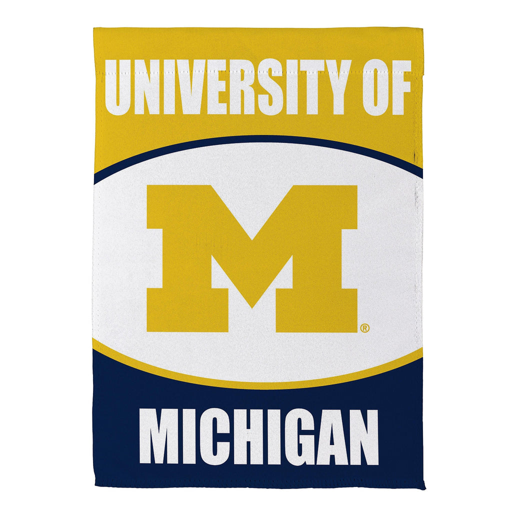 University Of Michigan Suede Garden Flag