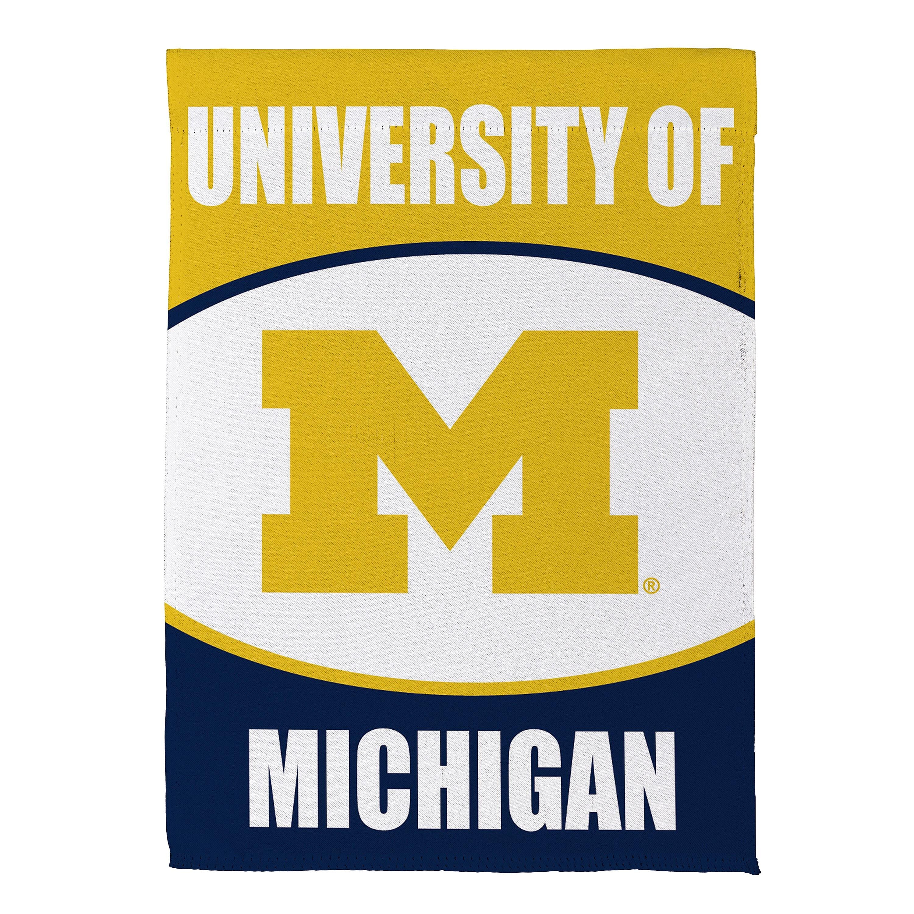 University Of Michigan Suede Garden Flag