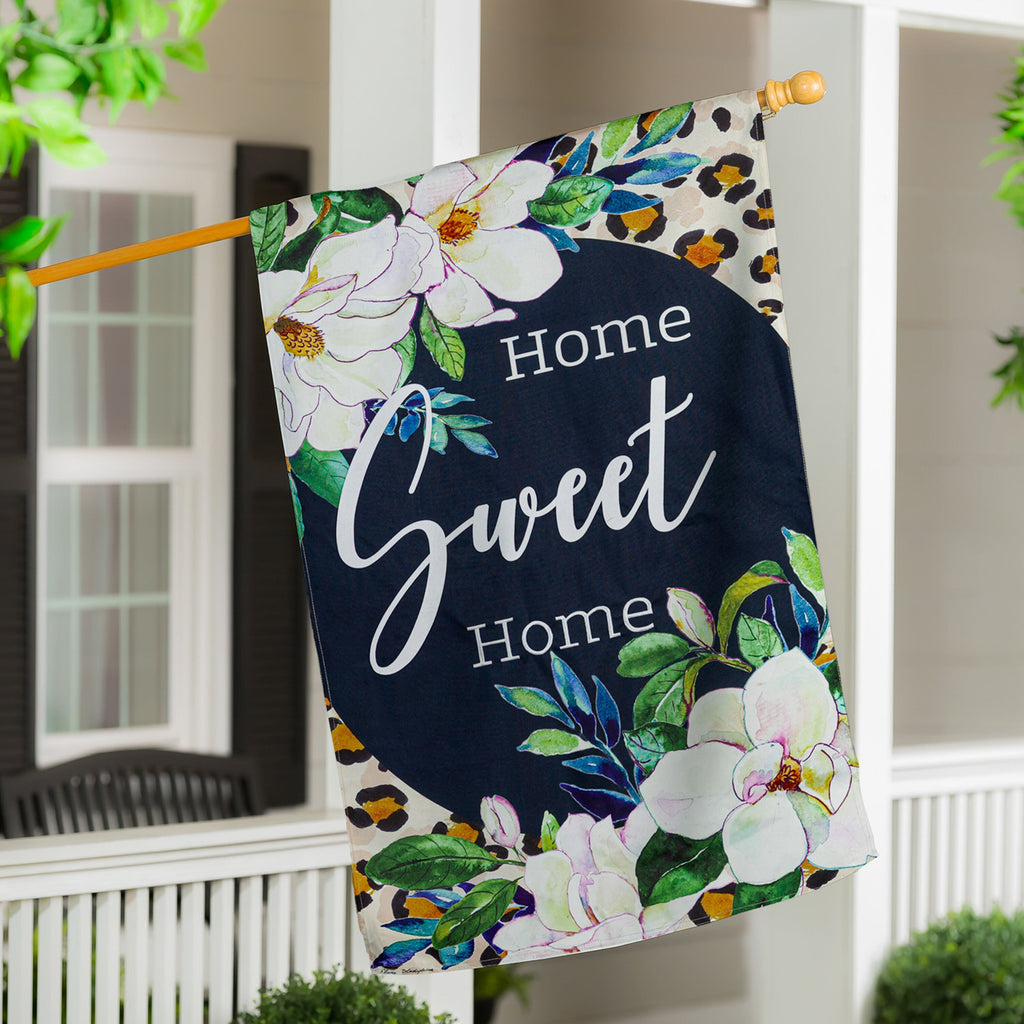 Magnolia Bloom House Linen Flag