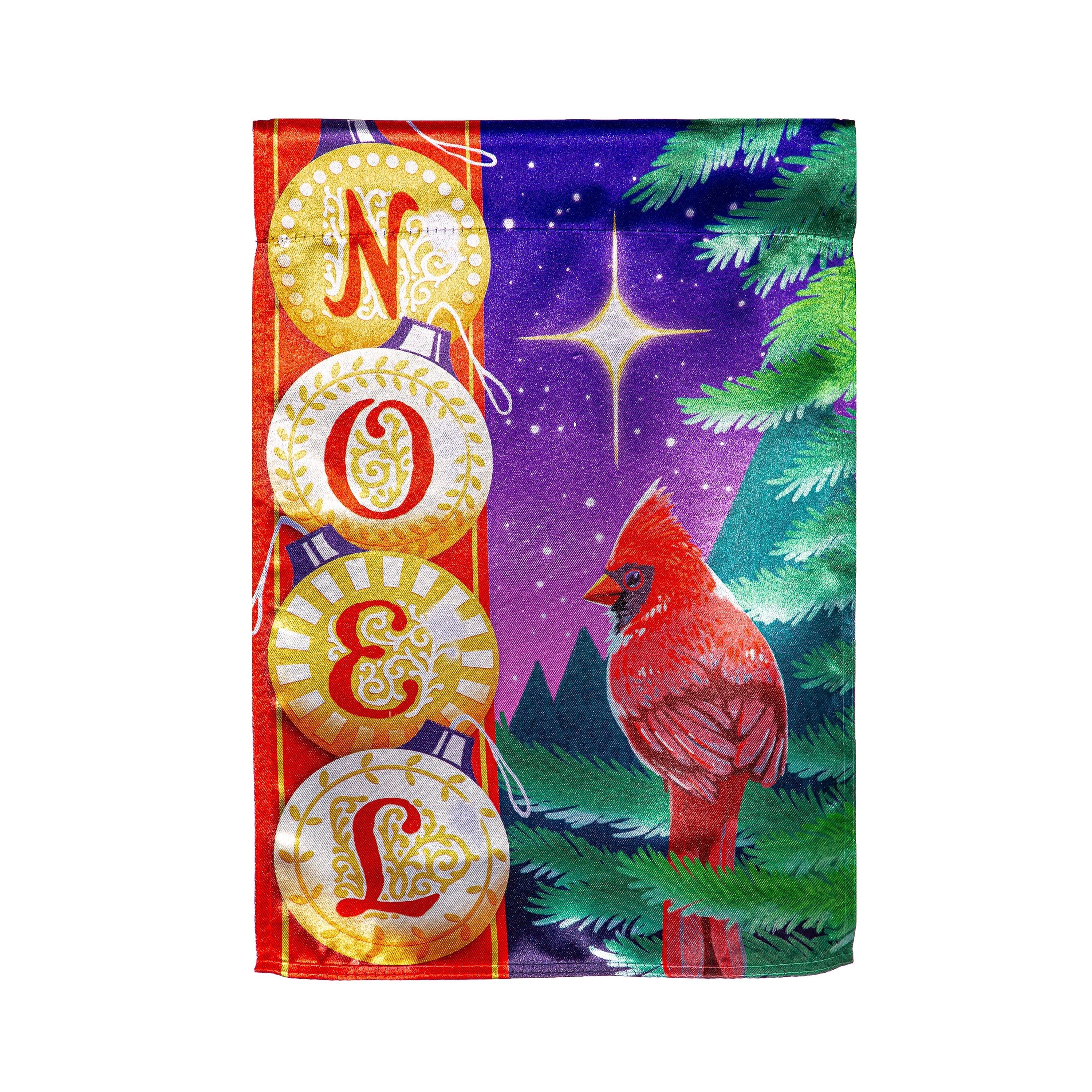 Noel Cardinal Lustre Garden Flag
