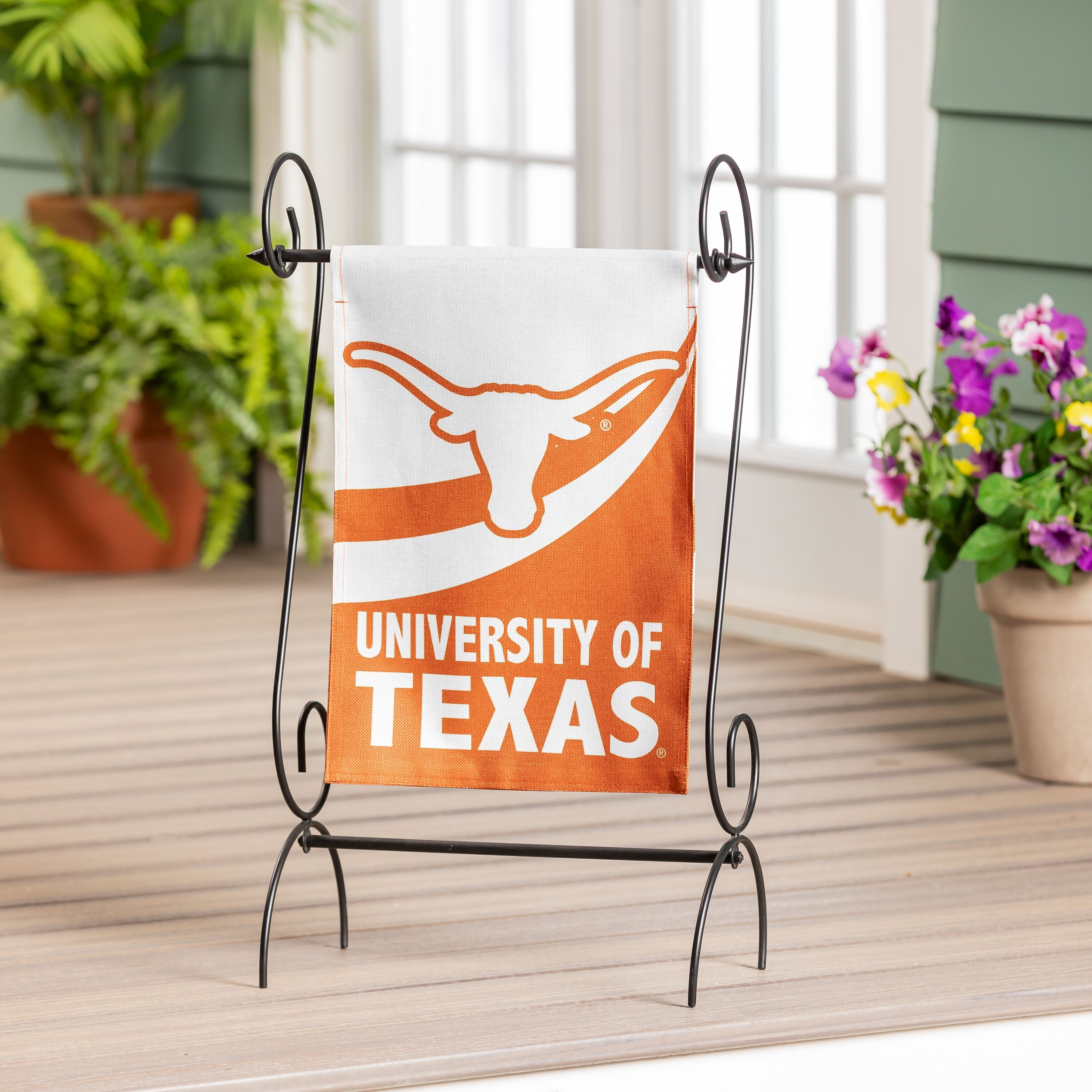 University of Texas Burlap Flag GDN Size