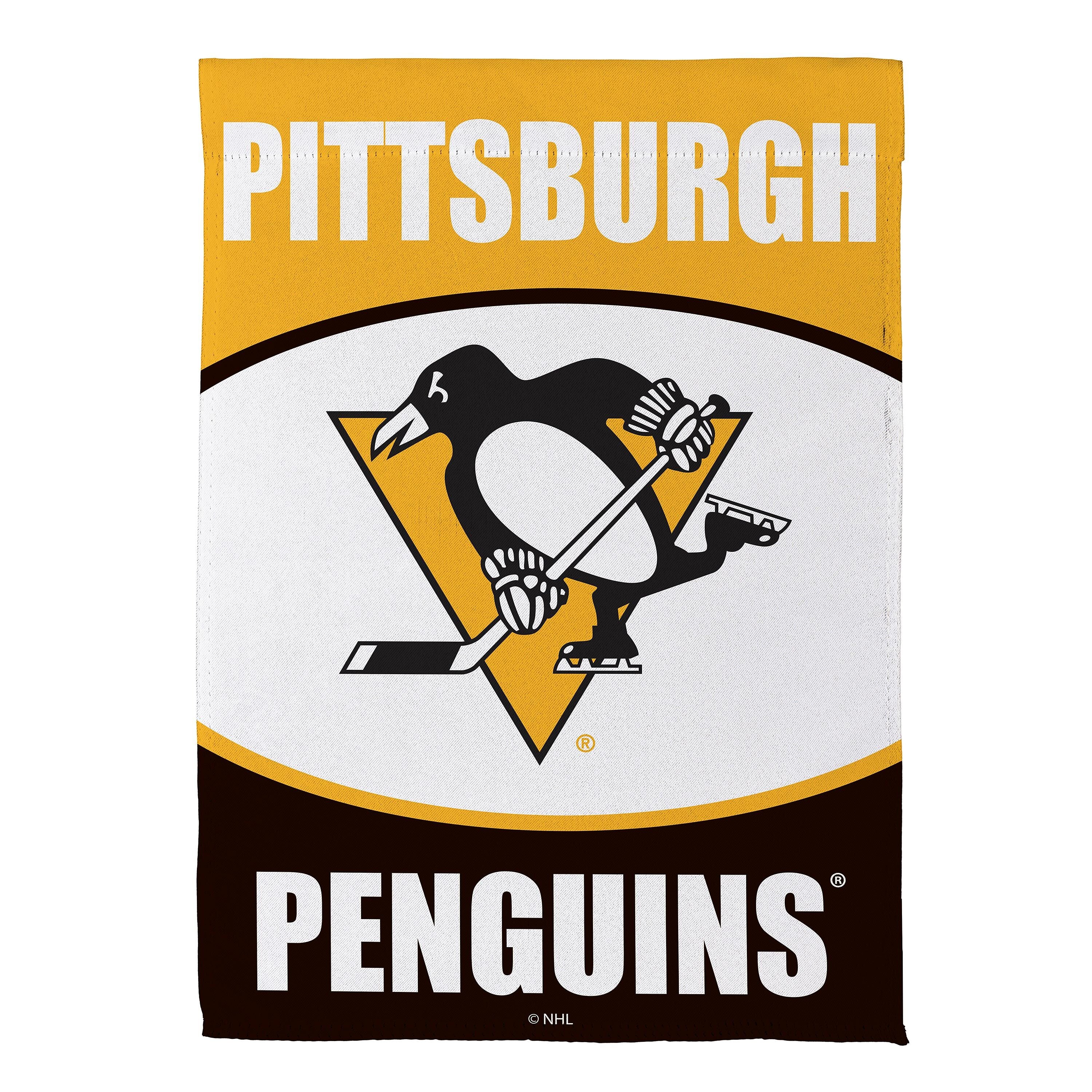 Pittsburgh Penguins Suede Garden Flag