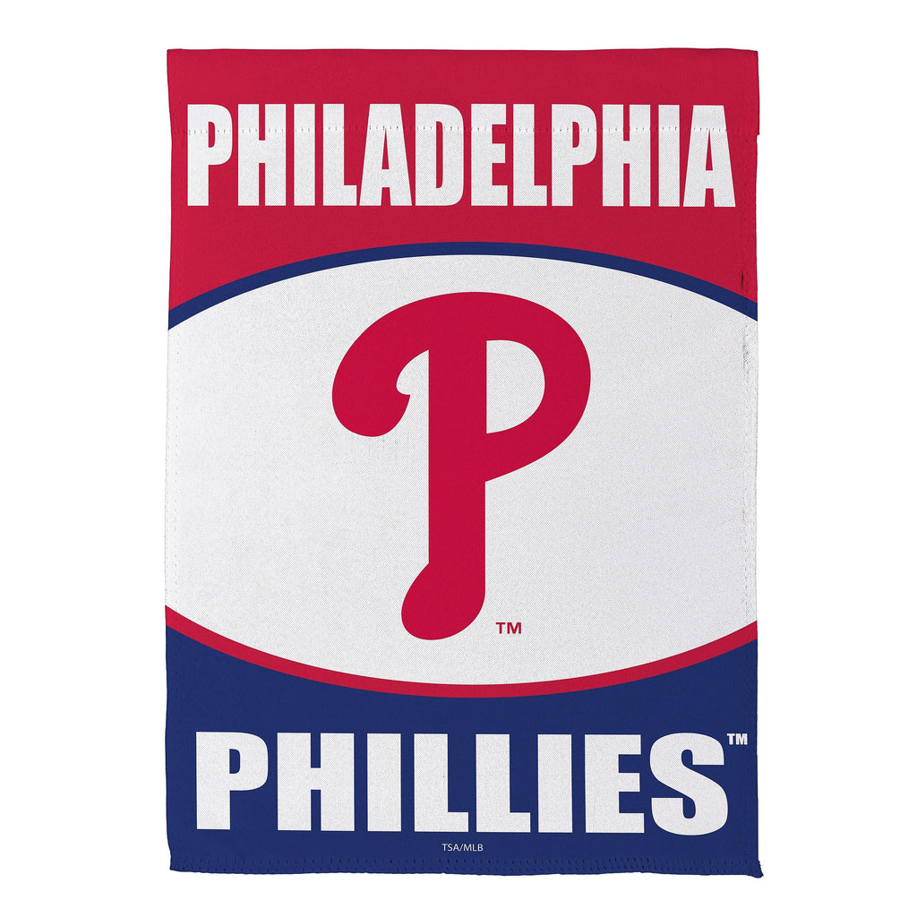 Philadelphia Phillies Suede Garden Flag