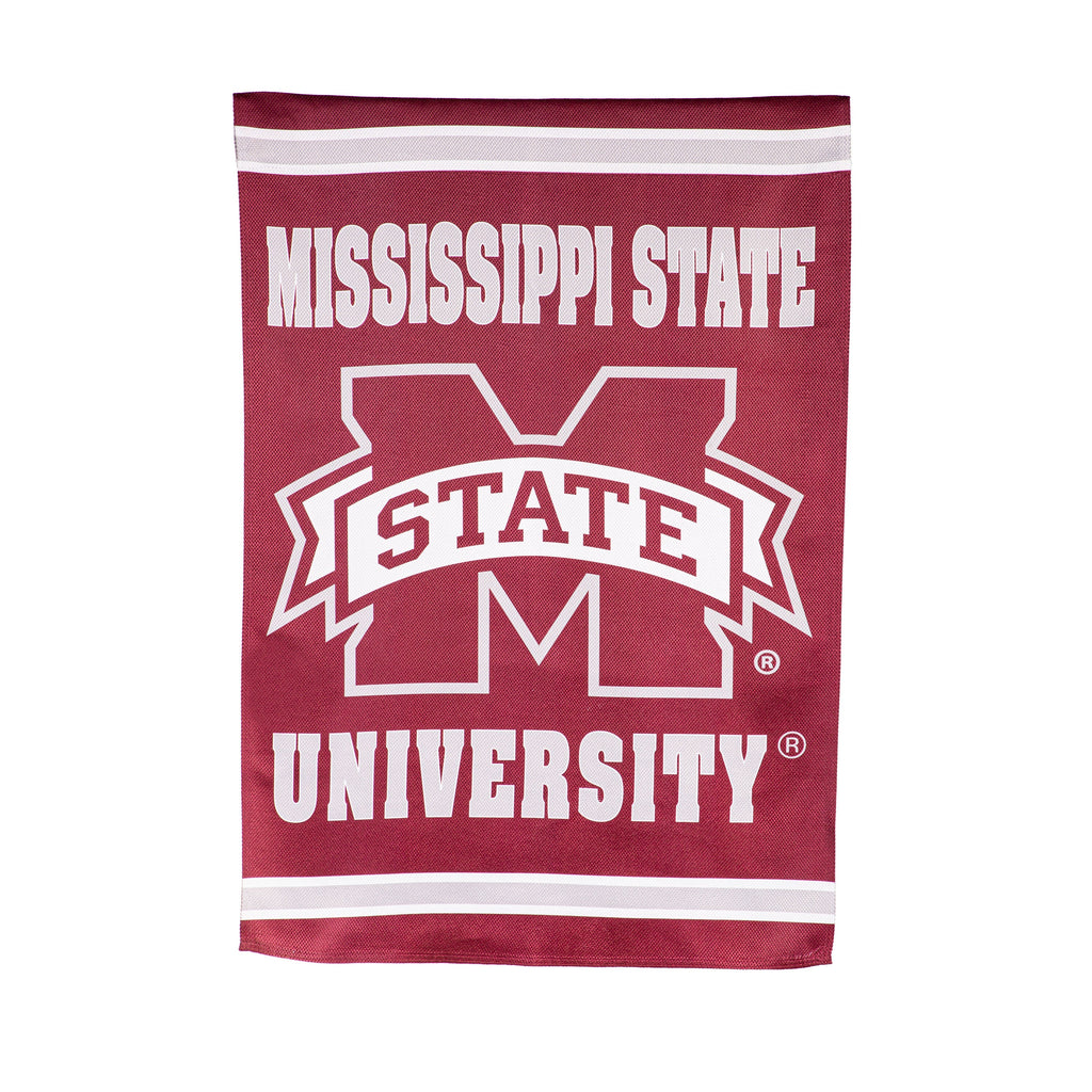 Embossed Suede Flag, House Size, Mississippi State University
