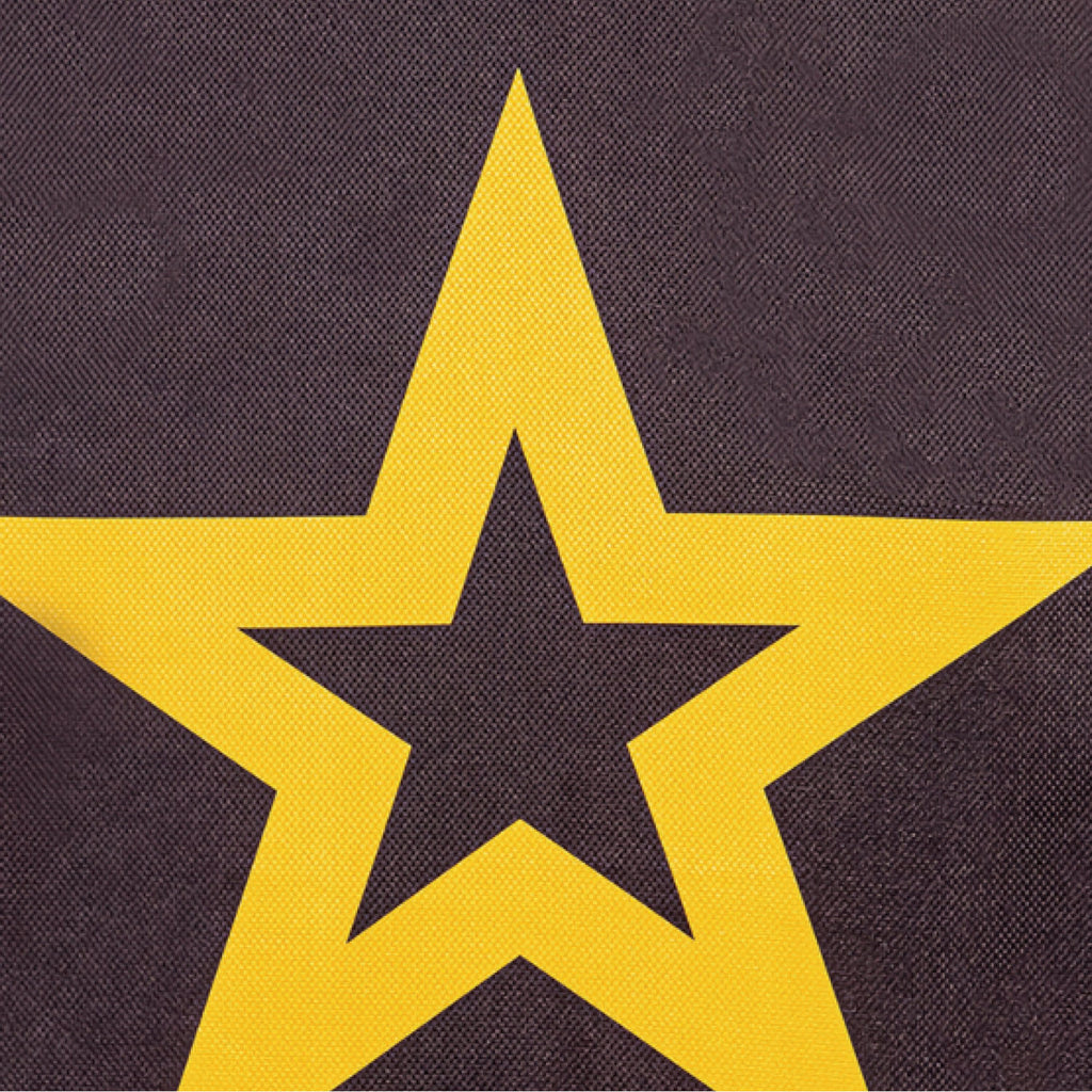 Embossed Suede Flag, GDN Size, Army