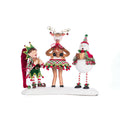Alfie, Deerdra, And Snowy Christmas Carolers by Katherine's Collection