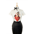 All My Love Fitted Tee in Ivory 3XL