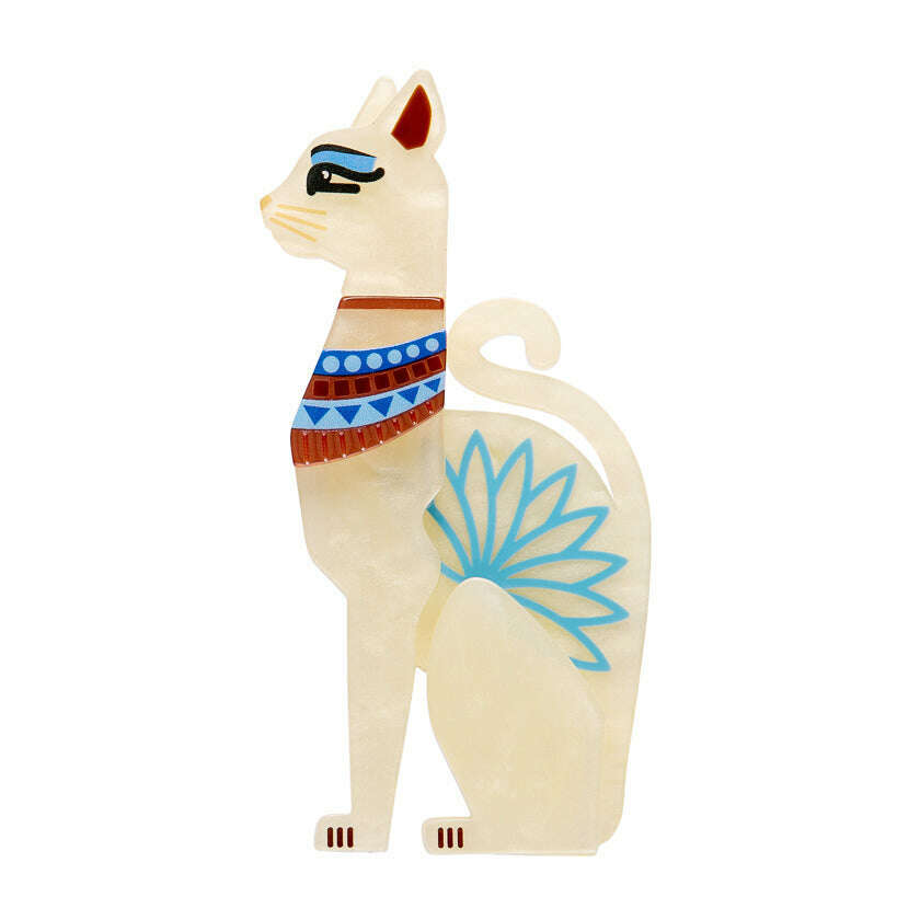 Bastet the Protector Brooch by Erstwilder