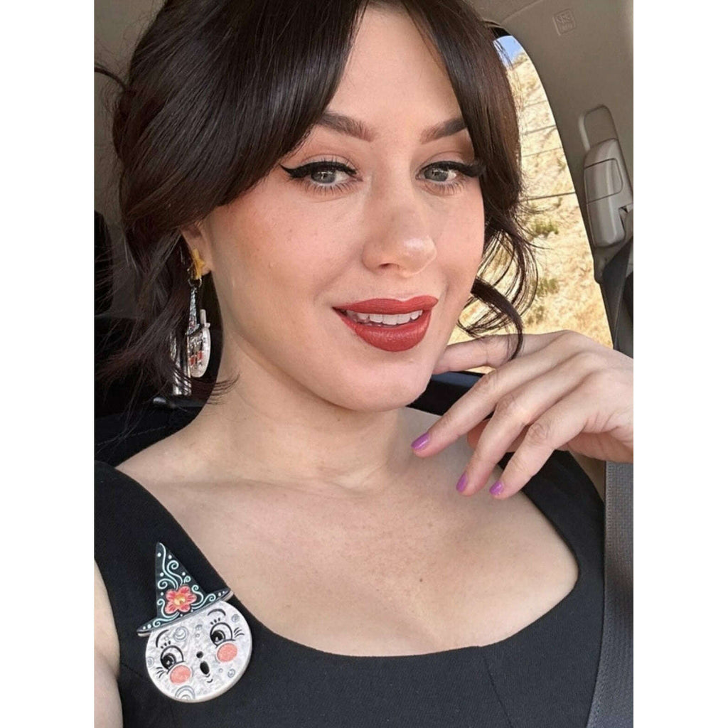 Bloomin' Luna Witch Statement Earrings by Johanna Parker x Lipstick & Chrome