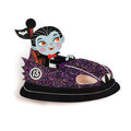Bumper Car with Vampire Brooch by Laliblue – Retro Kitschy Statement Brooch for Collectors