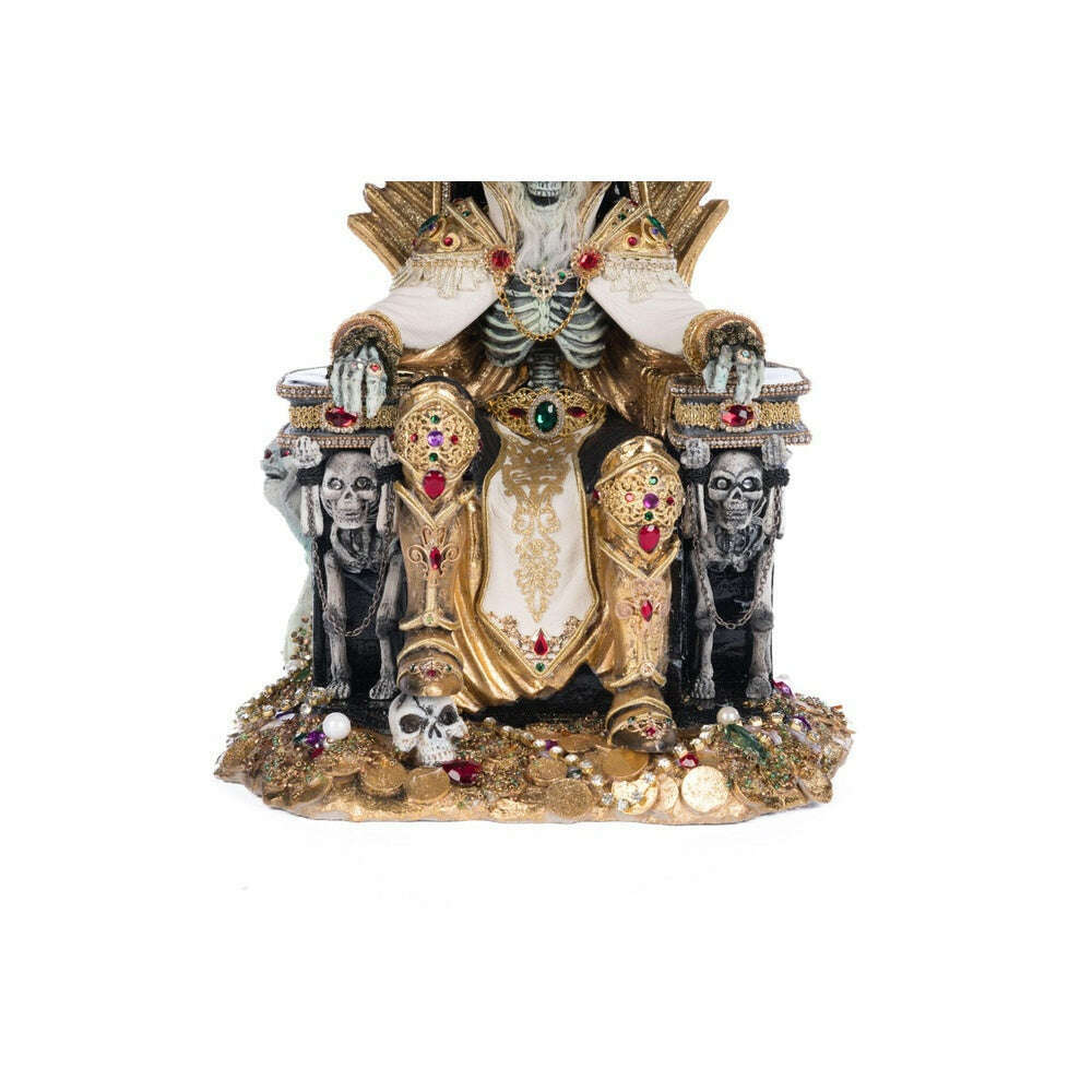 Captain Skully Swashbuckler Pirate King In Chair by Katherine's Collection