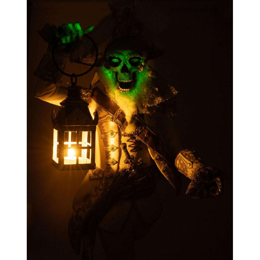 Captain Skully Swashbuckler With Lantern Wall Piece by Katherine's Collection