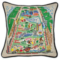 Central Park Hand-Embroidered Pillow
