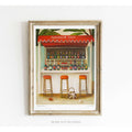 Champagne Shack Art Print - 8.5 X 11" by Janet Hill