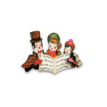 Christmas Carols Brooch by Laliblue