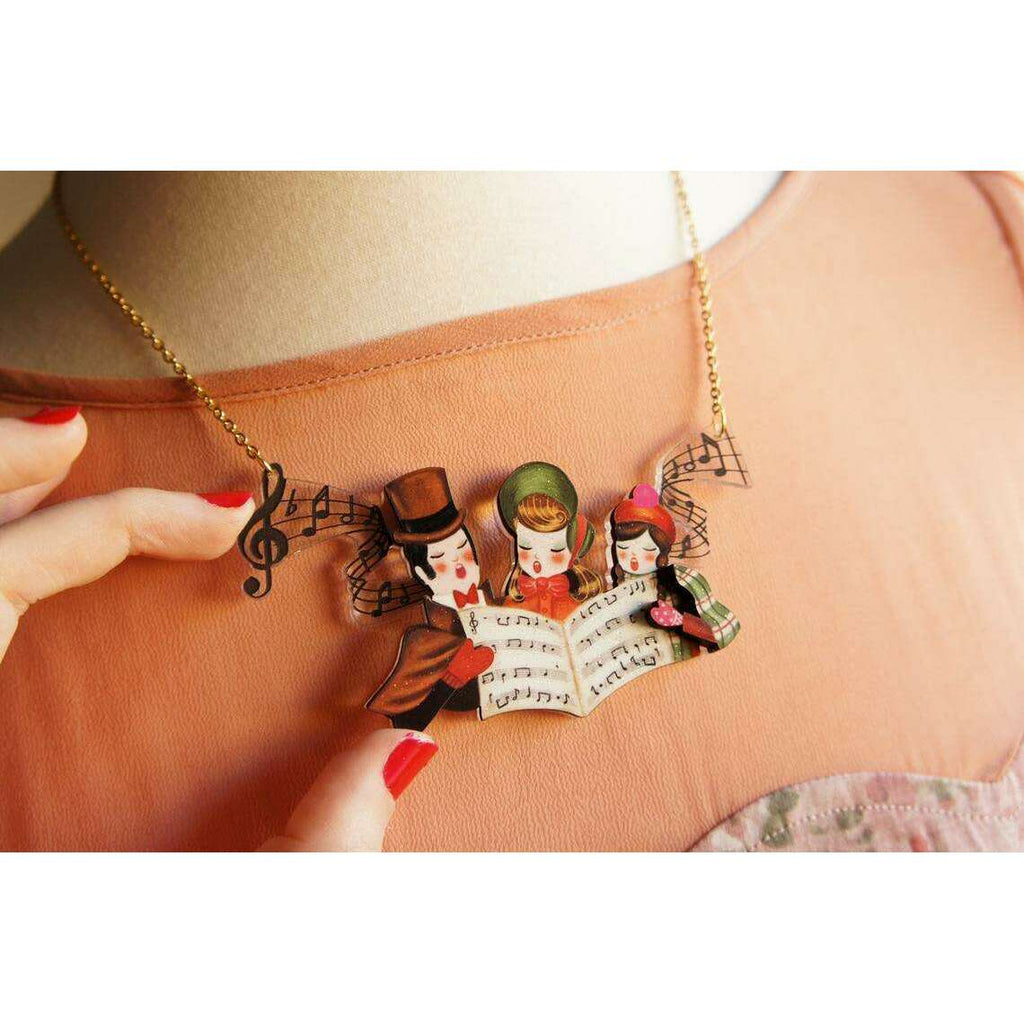 Christmas Carols Necklace by Laliblue