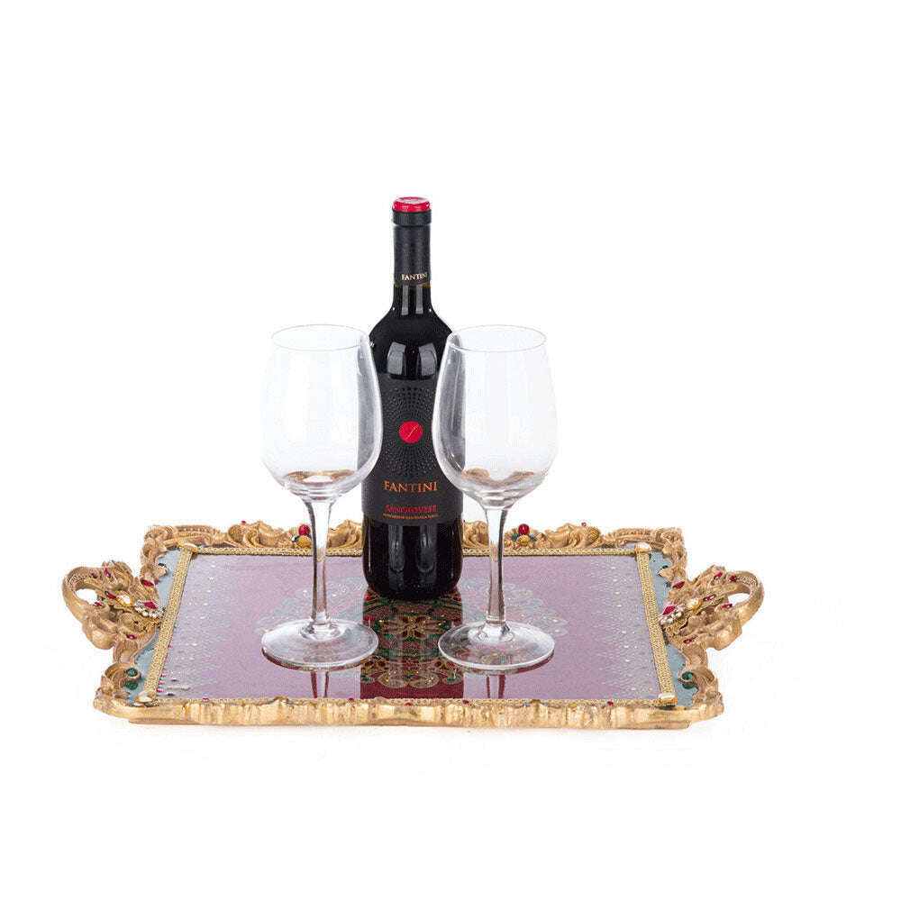 Christmas Castle Serving Tray by Katherine's Collection