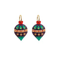 Christmas Ornament with Stars Earrings by Laliblue – Retro Statement Jewelry Laliblue