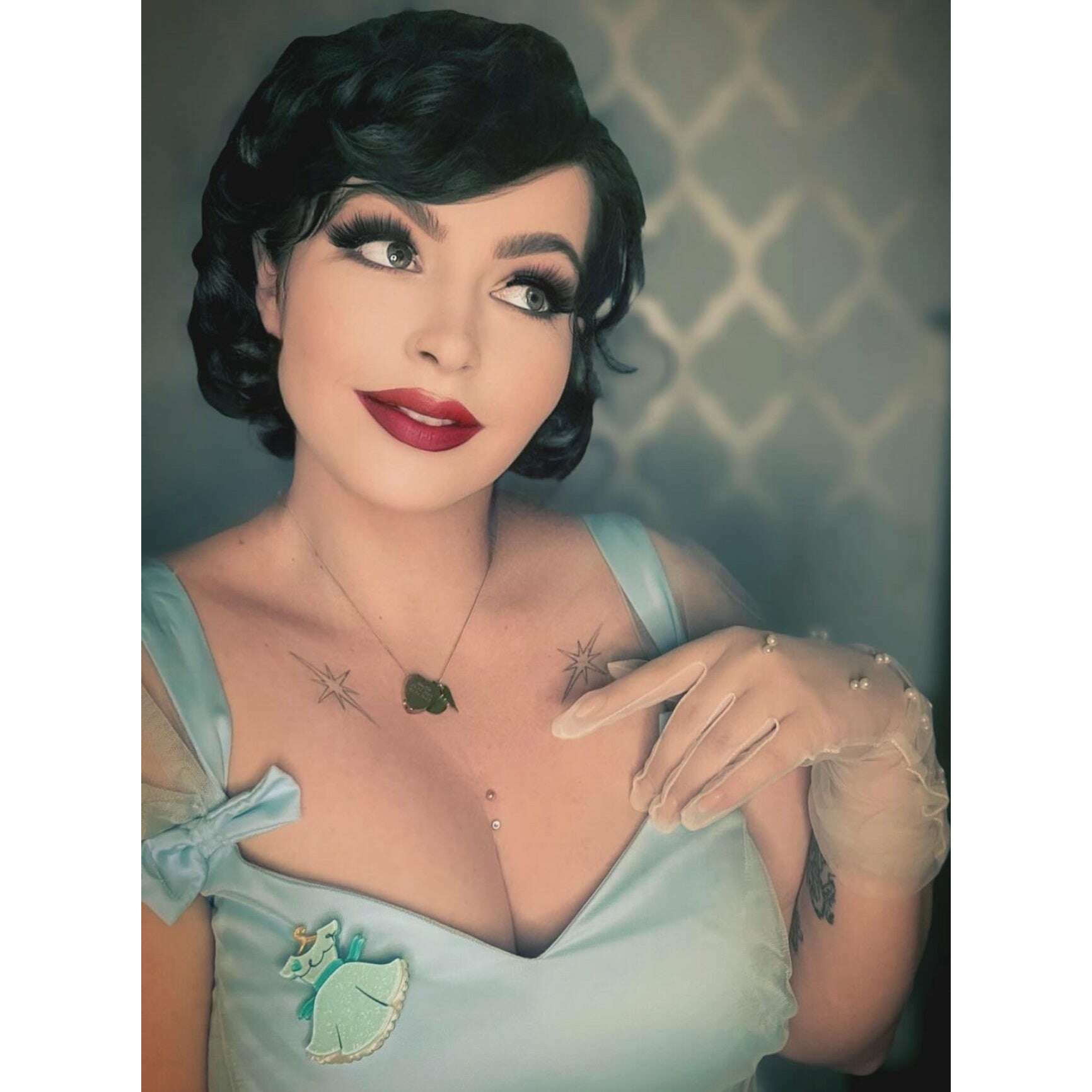 Closet Couture Brooch by Asia Ellington x Lipstick & Chrome