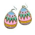 Colorful Easter Egg Acrylic Earrings