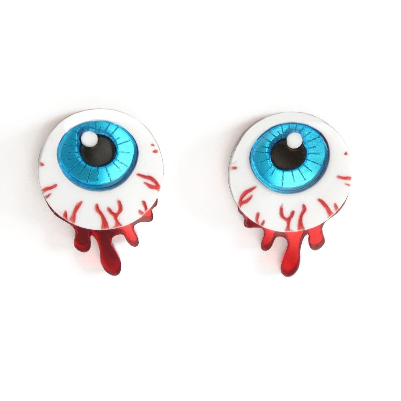 Creepy Zombie Eye Earrings by Laliblue – Retro Statement Jewelry Laliblue