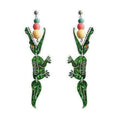 Crocodile Earrings by Laliblue