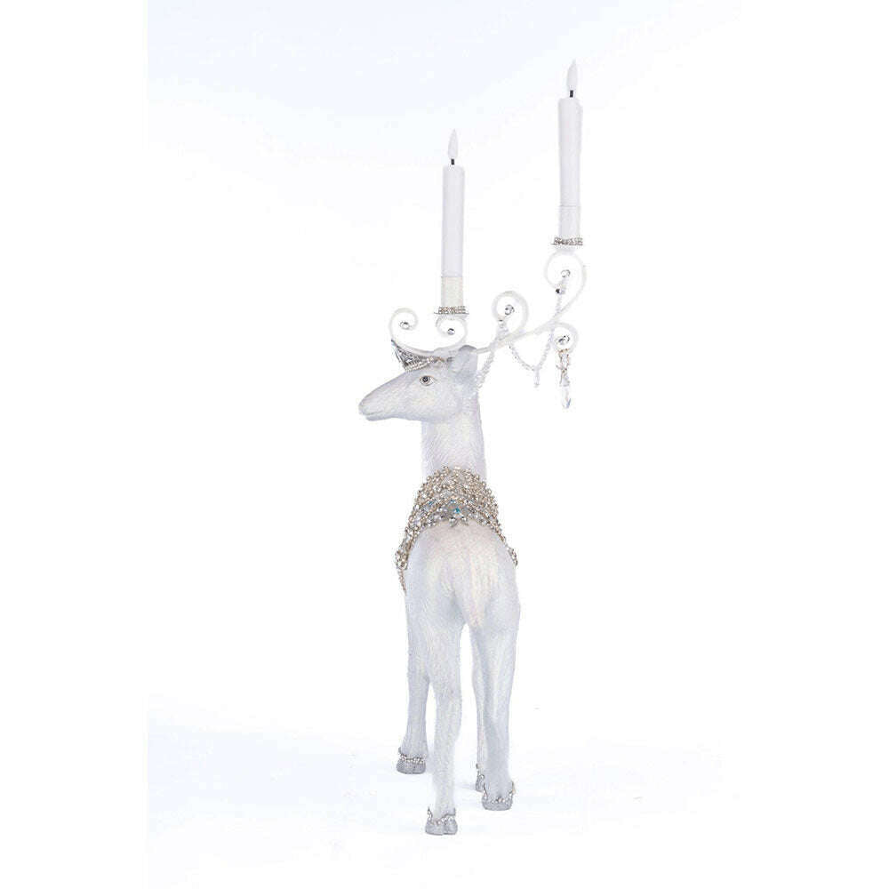 Crystal Christmas Standing Deer Candleholder by Katherine's Collection