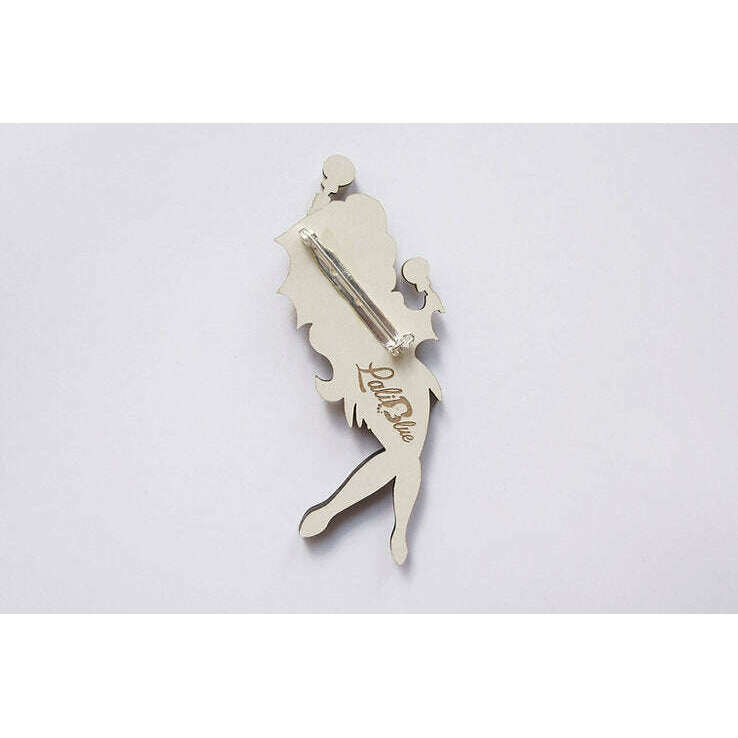 Dancing Vampiress Brooch by Laliblue