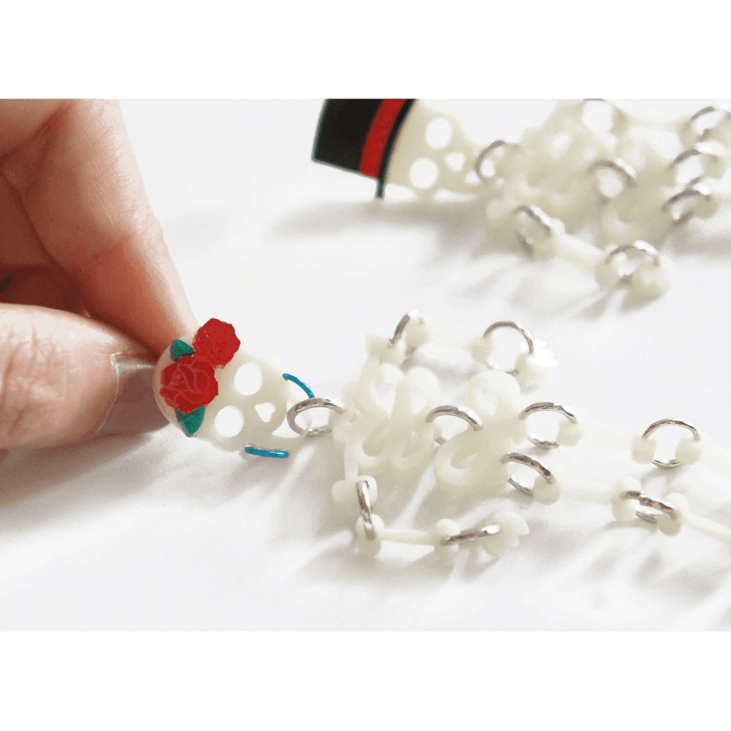 Day of the Dead Skeleton Earrings by Laliblue
