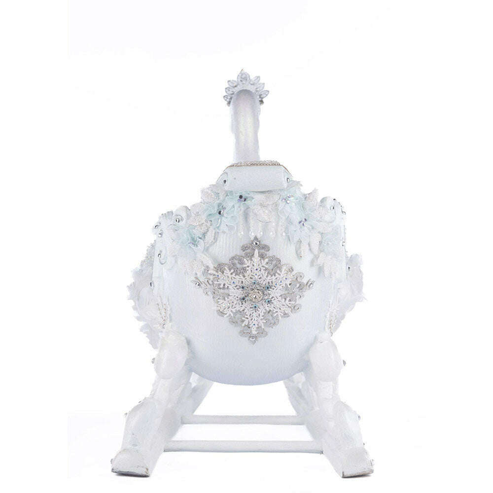 Dazzling Swan Sleigh by Katherine's Collection