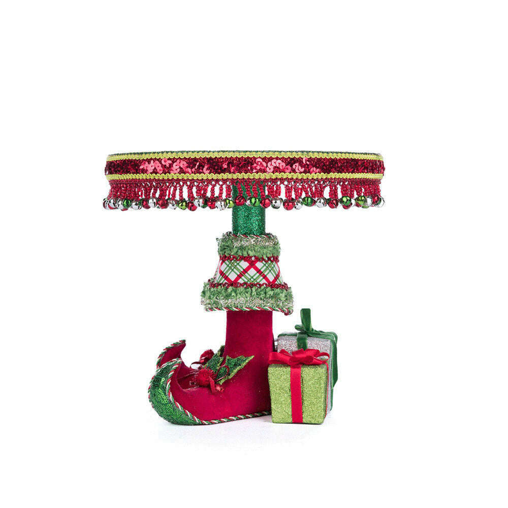 Elf Boots Cake Plate by Katherine's Collection