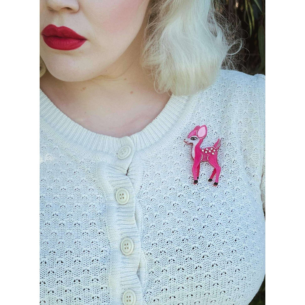 Fawntasia Brooch by Lipstick & Chrome x Candy Doll Club