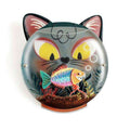 Fishbowl With Cat Brooch by Laliblue