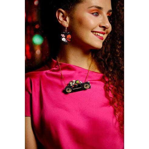 Frankenstein's Car Necklace by Laliblue