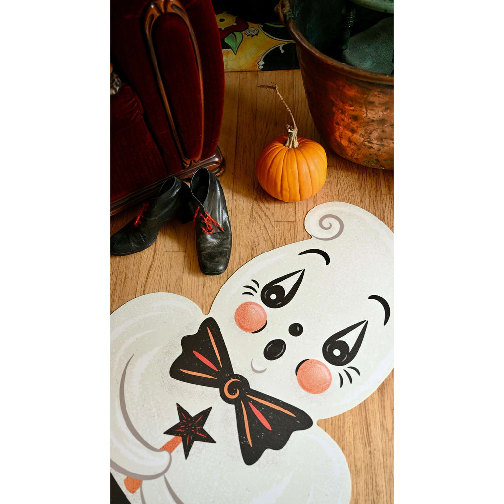 Ghostie in Caudron 56" Die Cut Vinyl Halloween Floor Decor by Johanna Parker