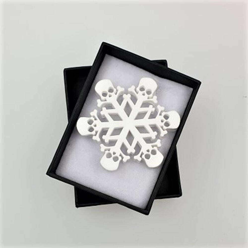 Gothic Snowflake Pin by Cherryloco