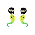 Green Ghost Earrings by Laliblue