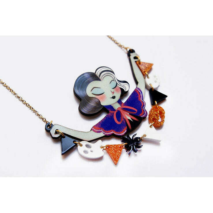 Halloween Garland Necklace by Laliblue