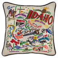 Idaho Hand-Embroidered Pillow