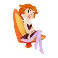 Jane Jetson Brooch by Erstwilder