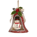Kitschmas Snowman in Bell | Bethany Lowe | Christmas Decor