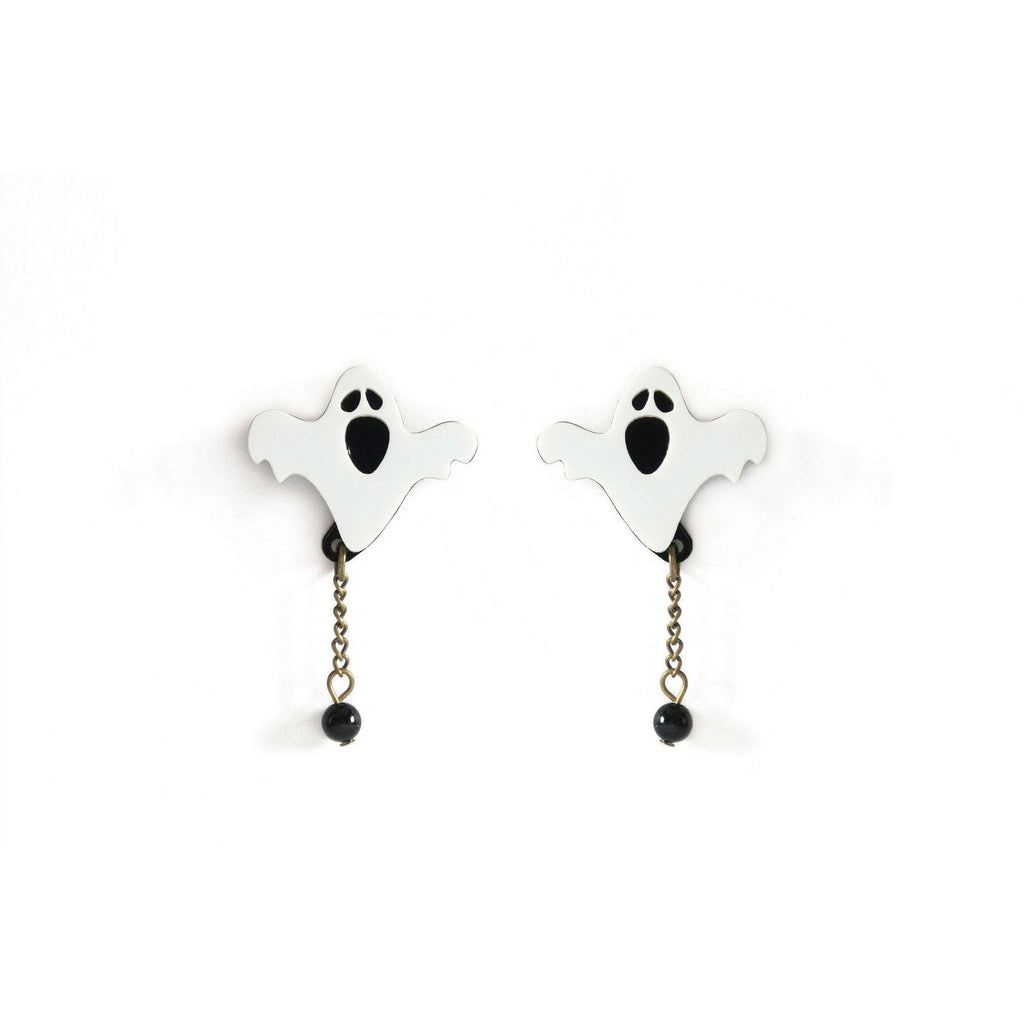 Boo Ghost Earrings by Laliblue